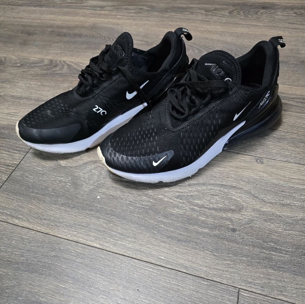 Nike Air Max 270 Black and White Men's Sneakers